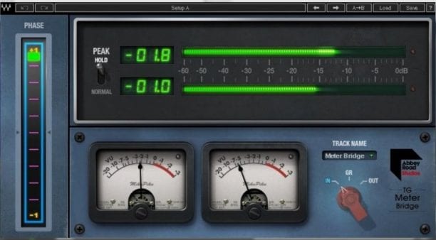 Waves Abbey Road TG Mastering Chain Monitoring