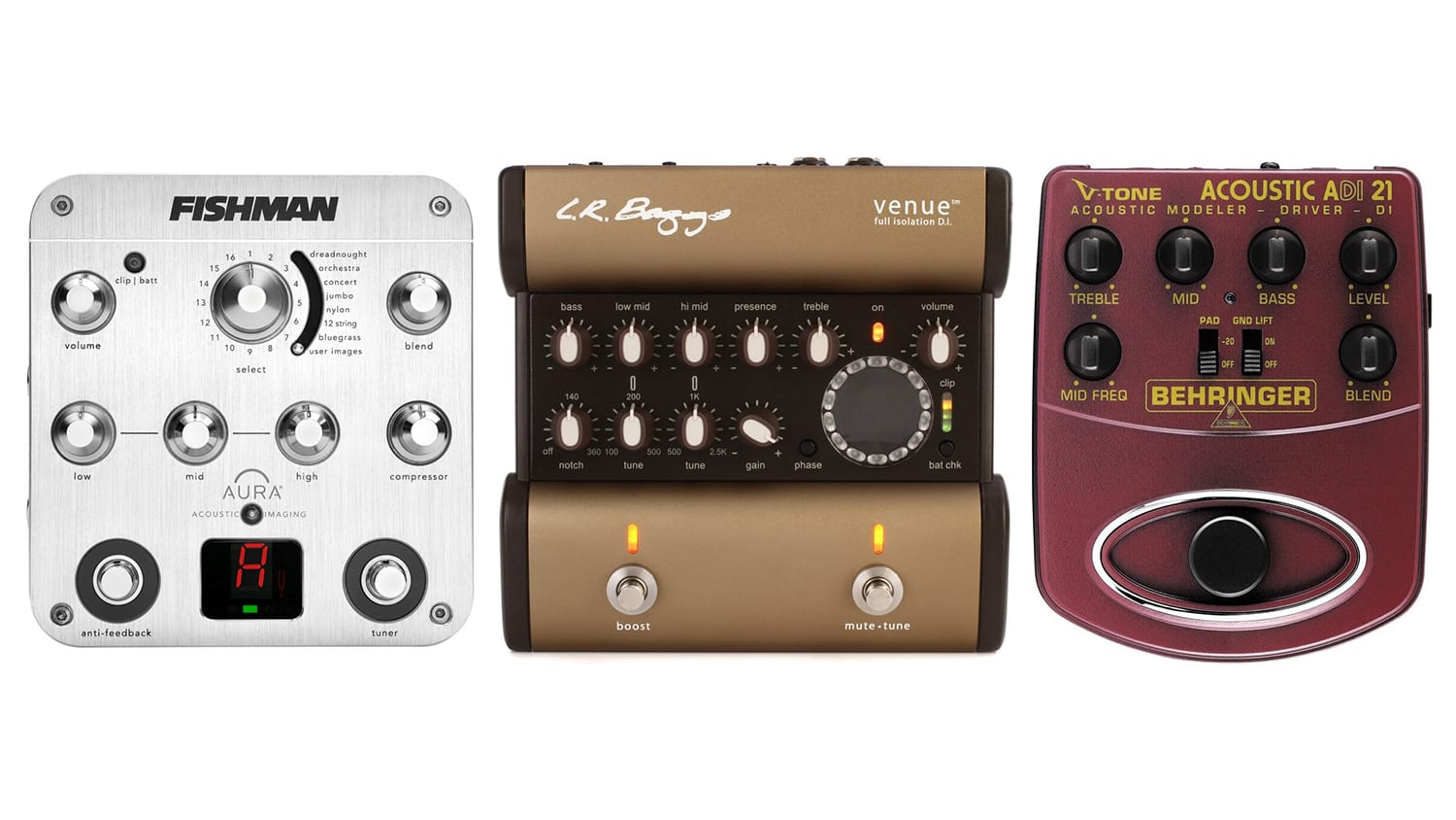 best preamp pedals for acoustic guitar