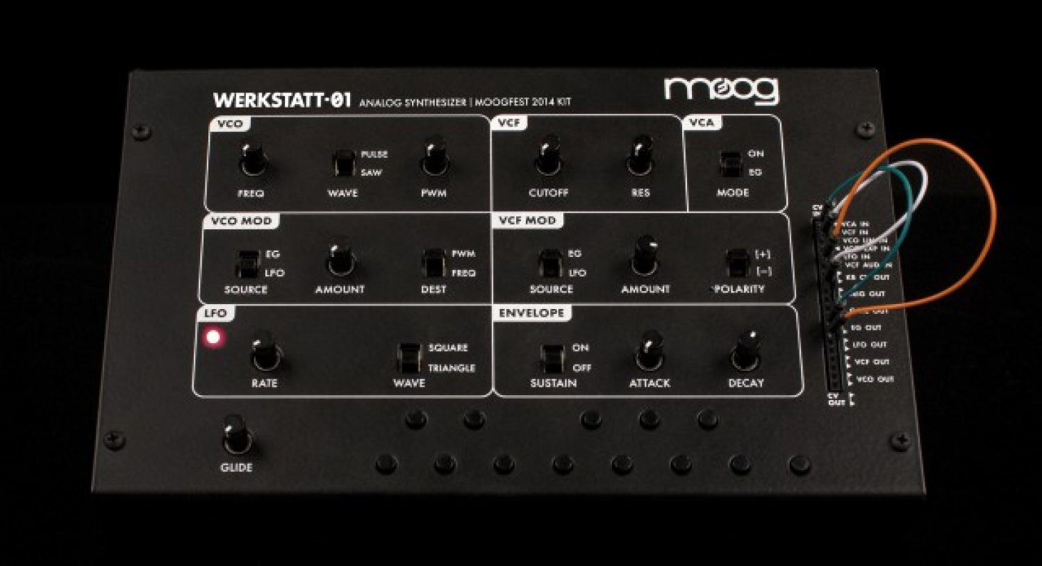 Moog releases the Werkstatt-Ø1 DIY analog synth