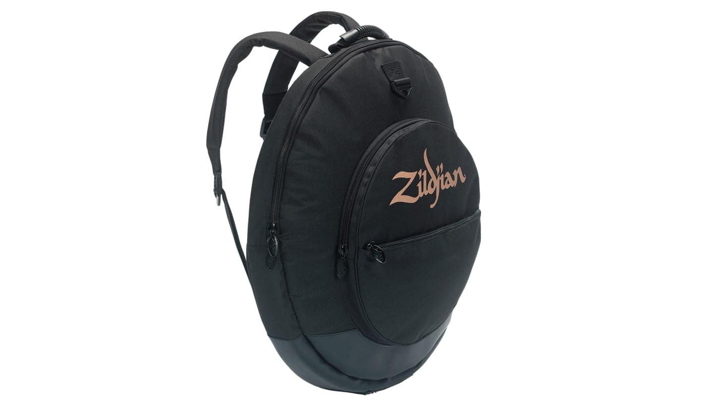 black Zildjian 22-Inch Gig Bag with straps and gold Zildjian logo