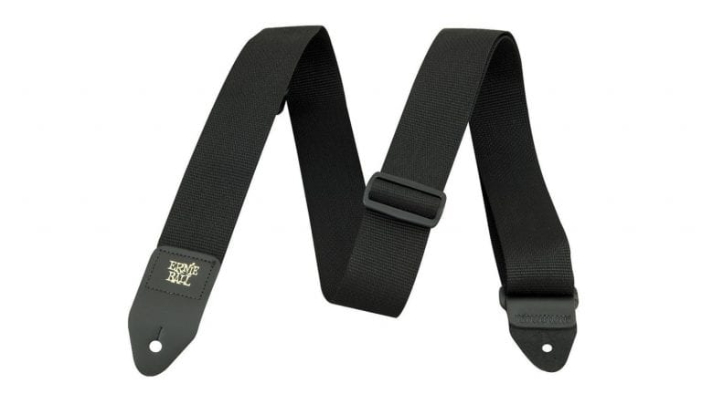 black ernie ball polypro acoustic guitar strap