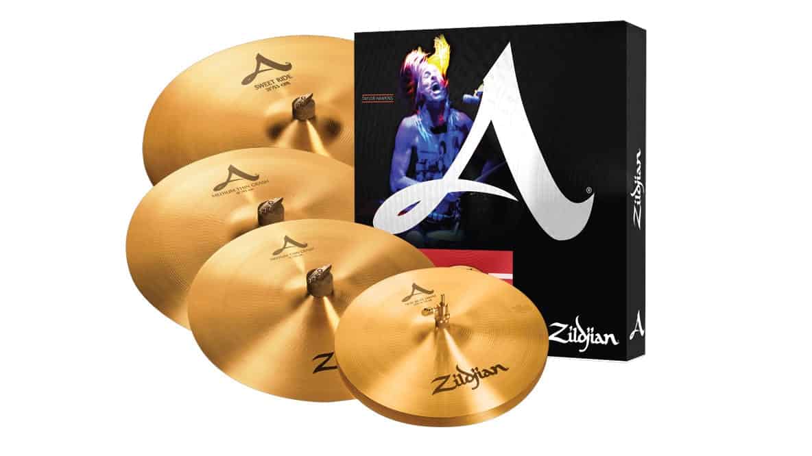 Zildjian A391 Cymbal Set with 4-piece display and box