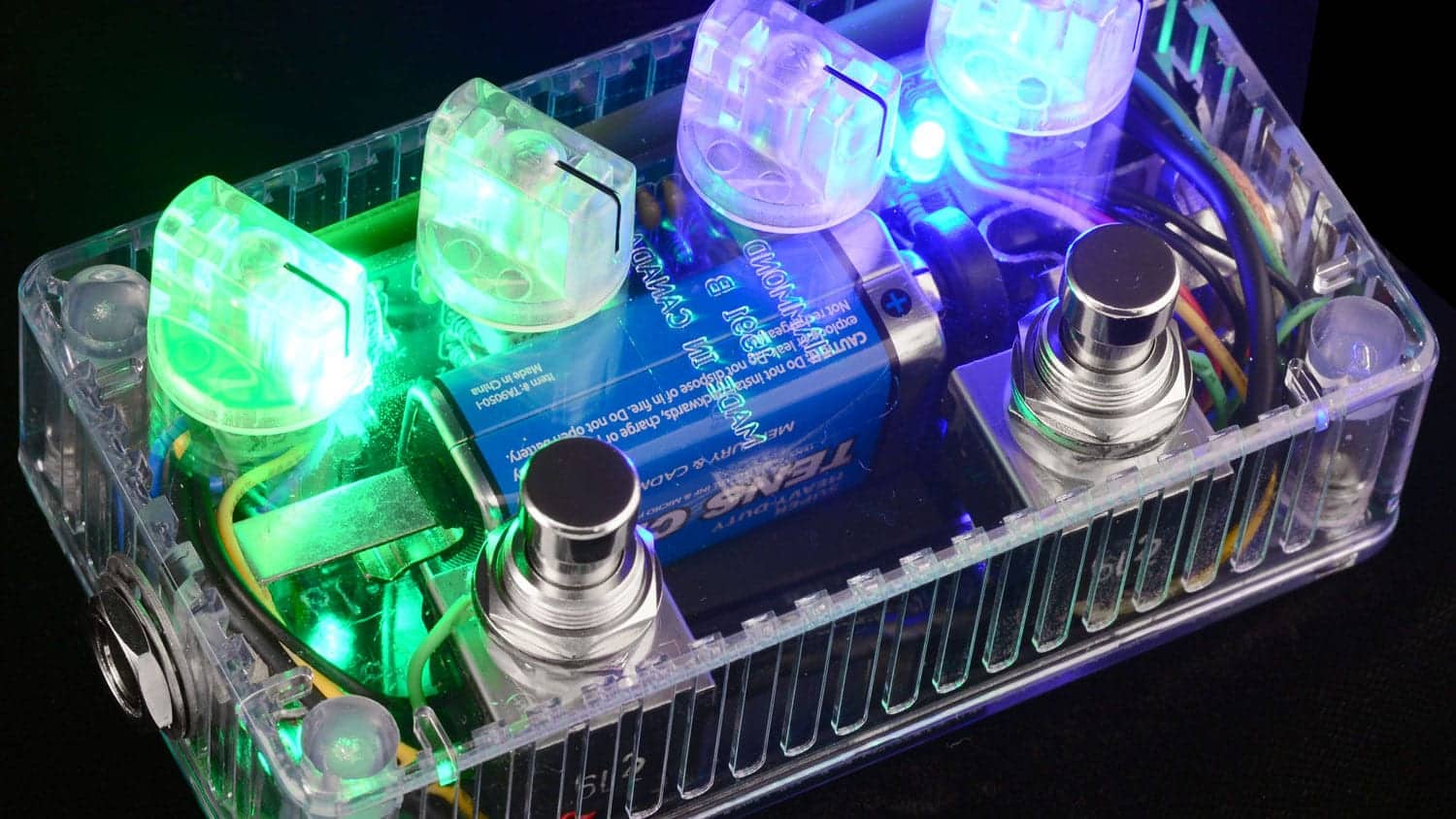 The ZVEX Box of Rock Clear is a Limited Edition See-Thru Drive Pedal