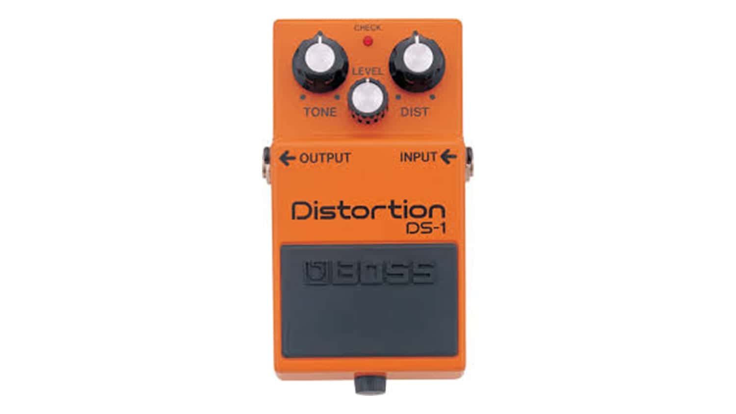 boss ds1 distortion with orange enclosure