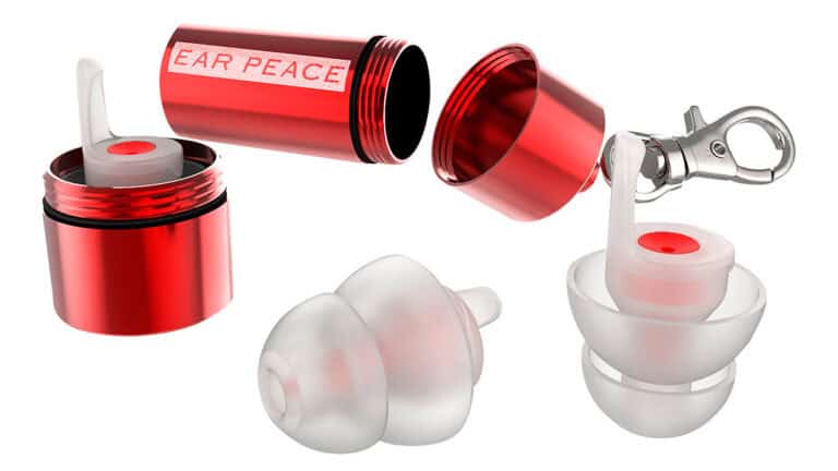 Vibes High Fidelity Earplugs with red carrying case