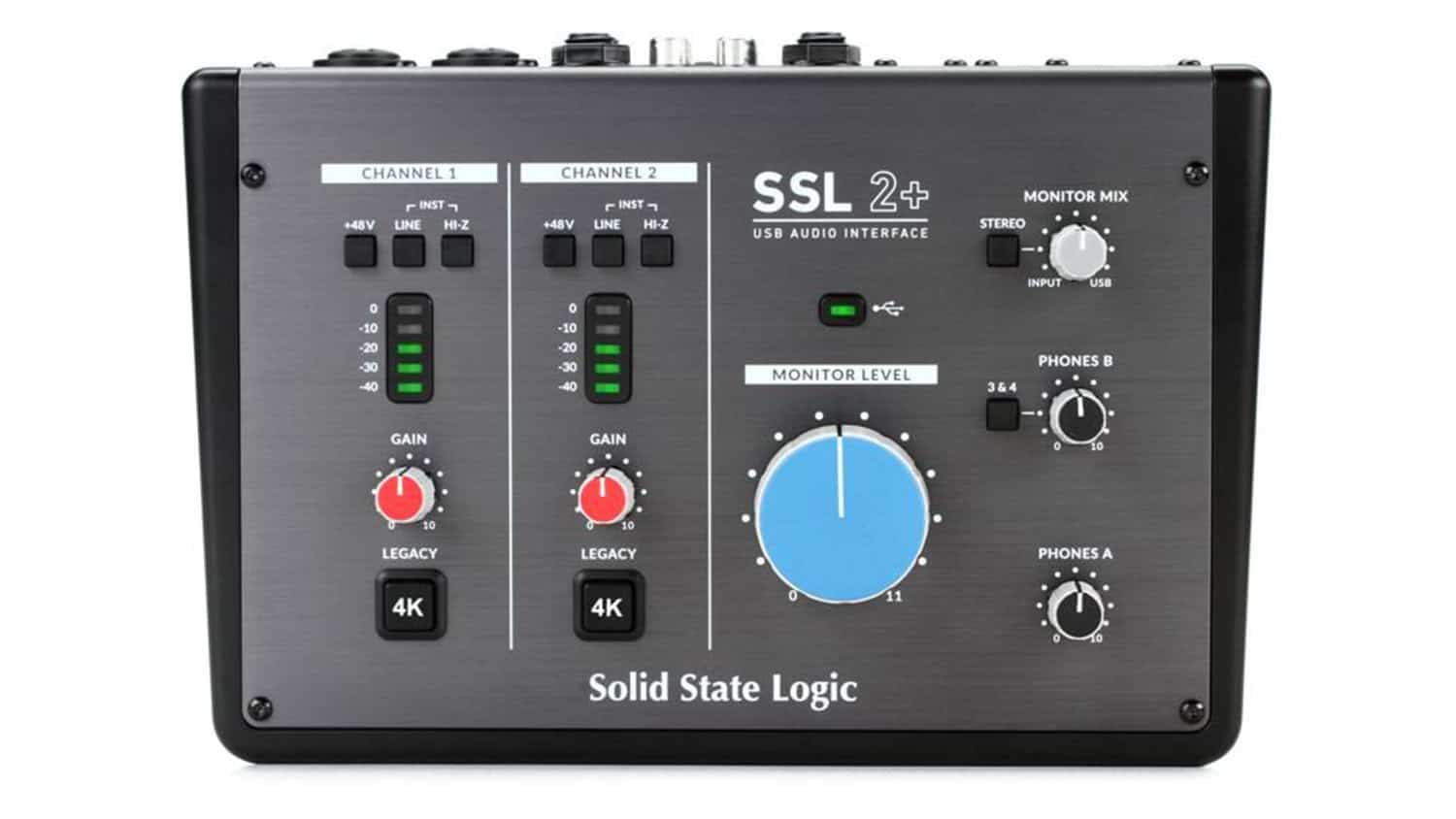 solid state logic ssl2 plus is the runner up audio interface as best budget gear for your bedroom studio