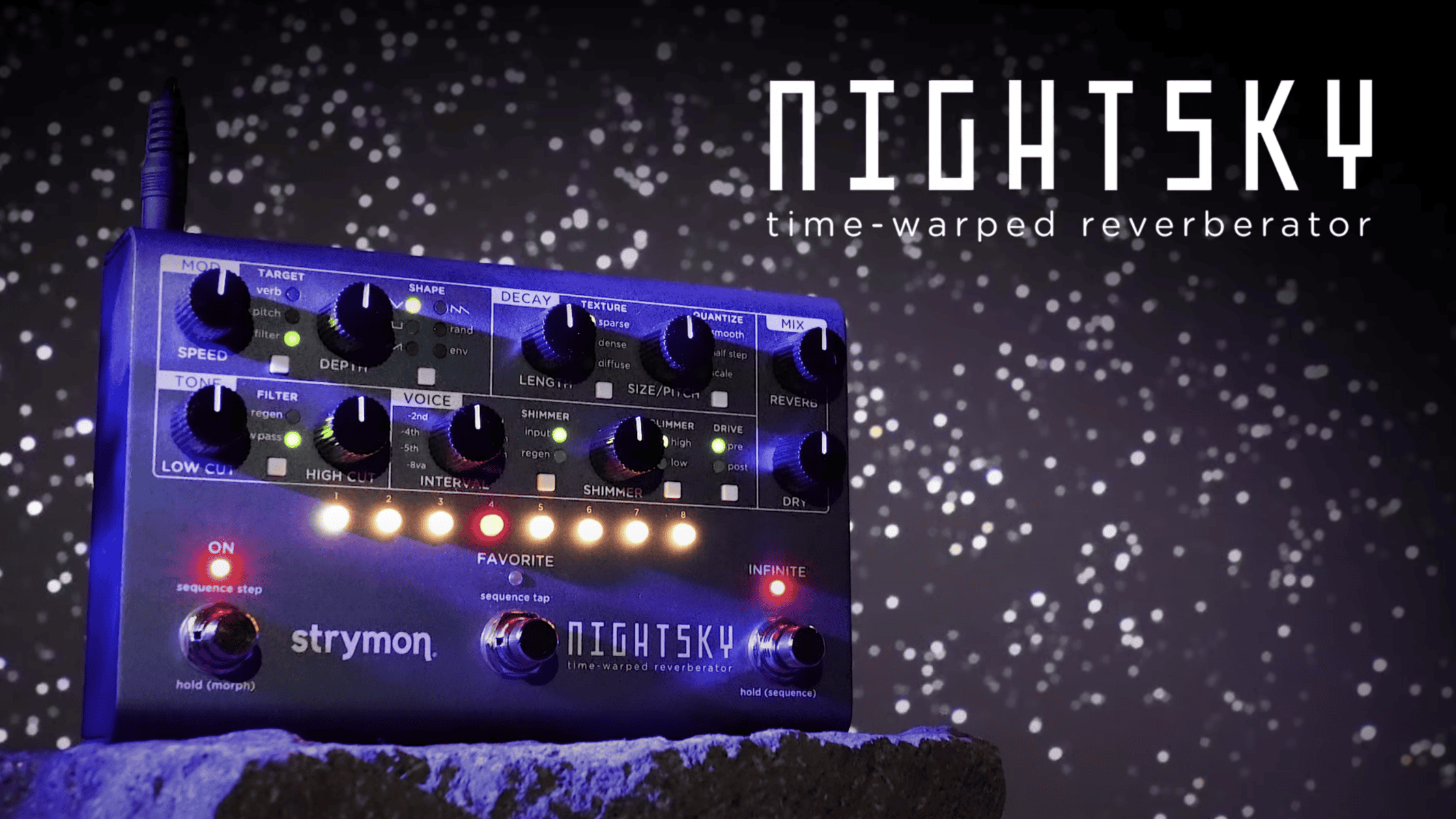 Strymon Nightsky Reverb Pedal