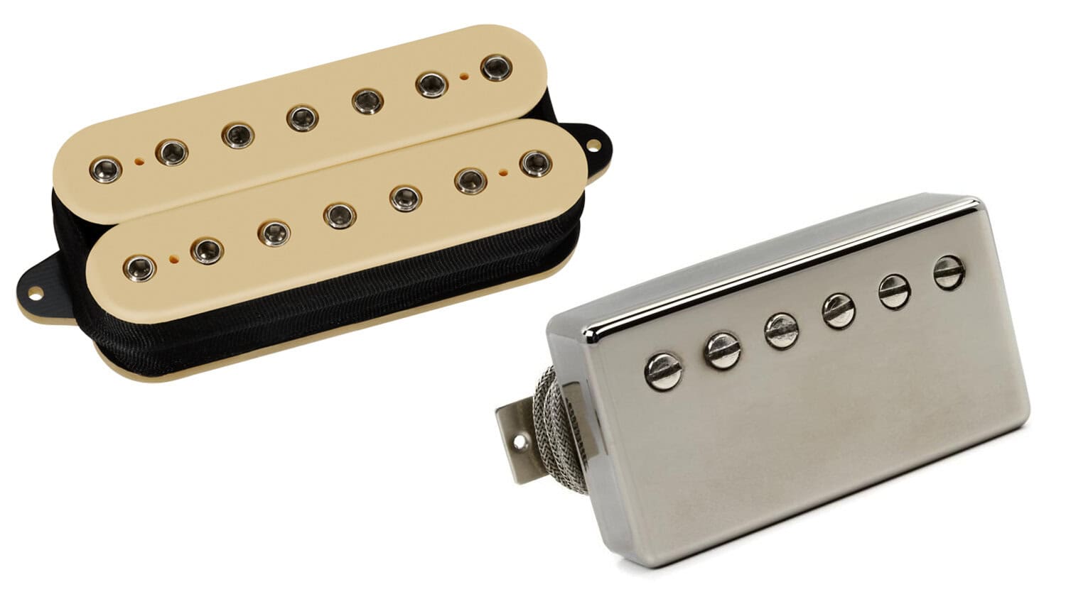 humbucker guitar pickups with and without covers