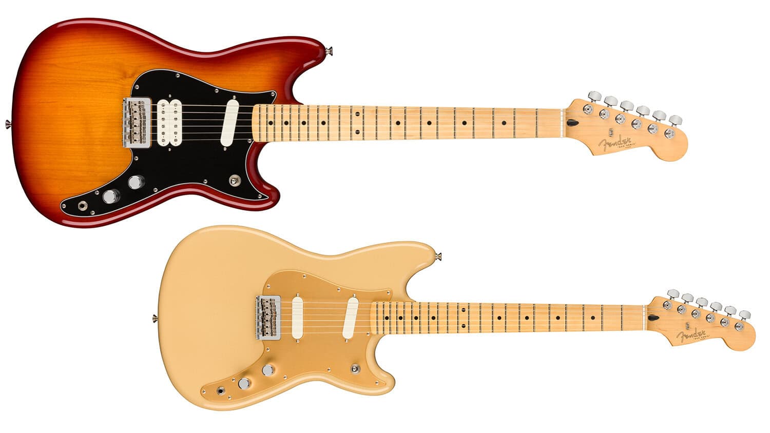 fender player duo-sonic with SS and SH pickup configuration