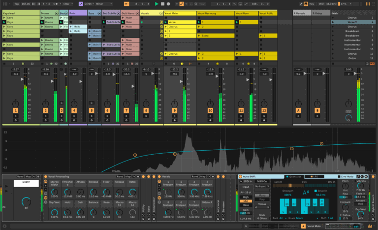 Ableton Live 12 DAW GUI