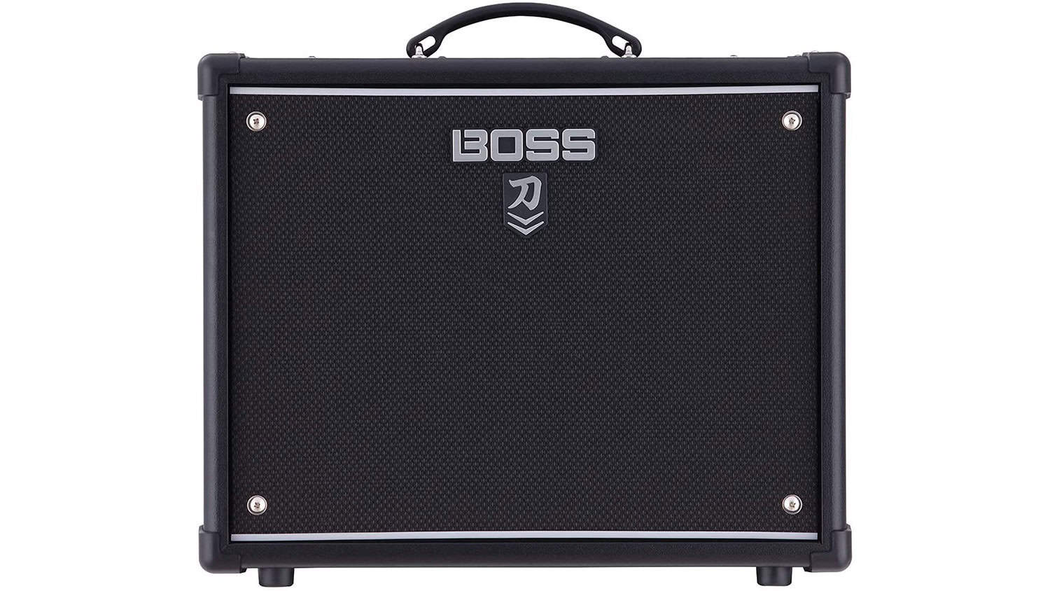 boss katana front shot with black tolex and BOSS logo