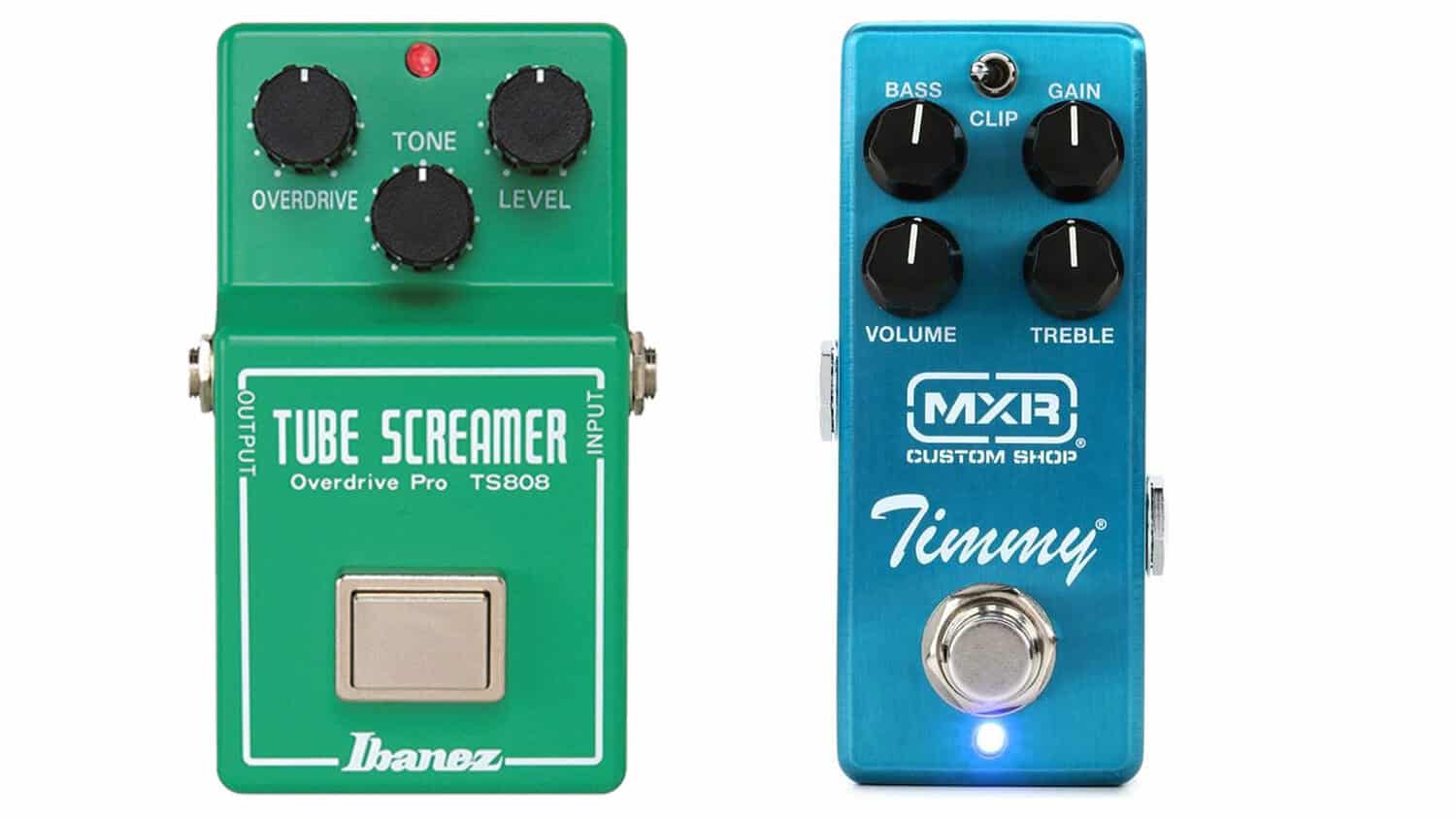 ibanez ts808 and mxr timmy