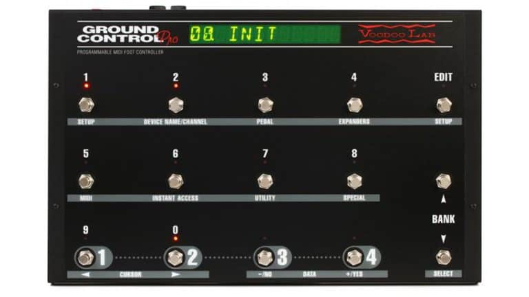 voodoo lab ground control pro loop switcher floor unit with foot switches