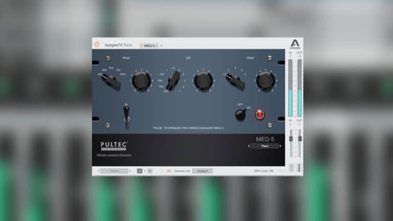 Apogee MEQ-5 plugin GUI