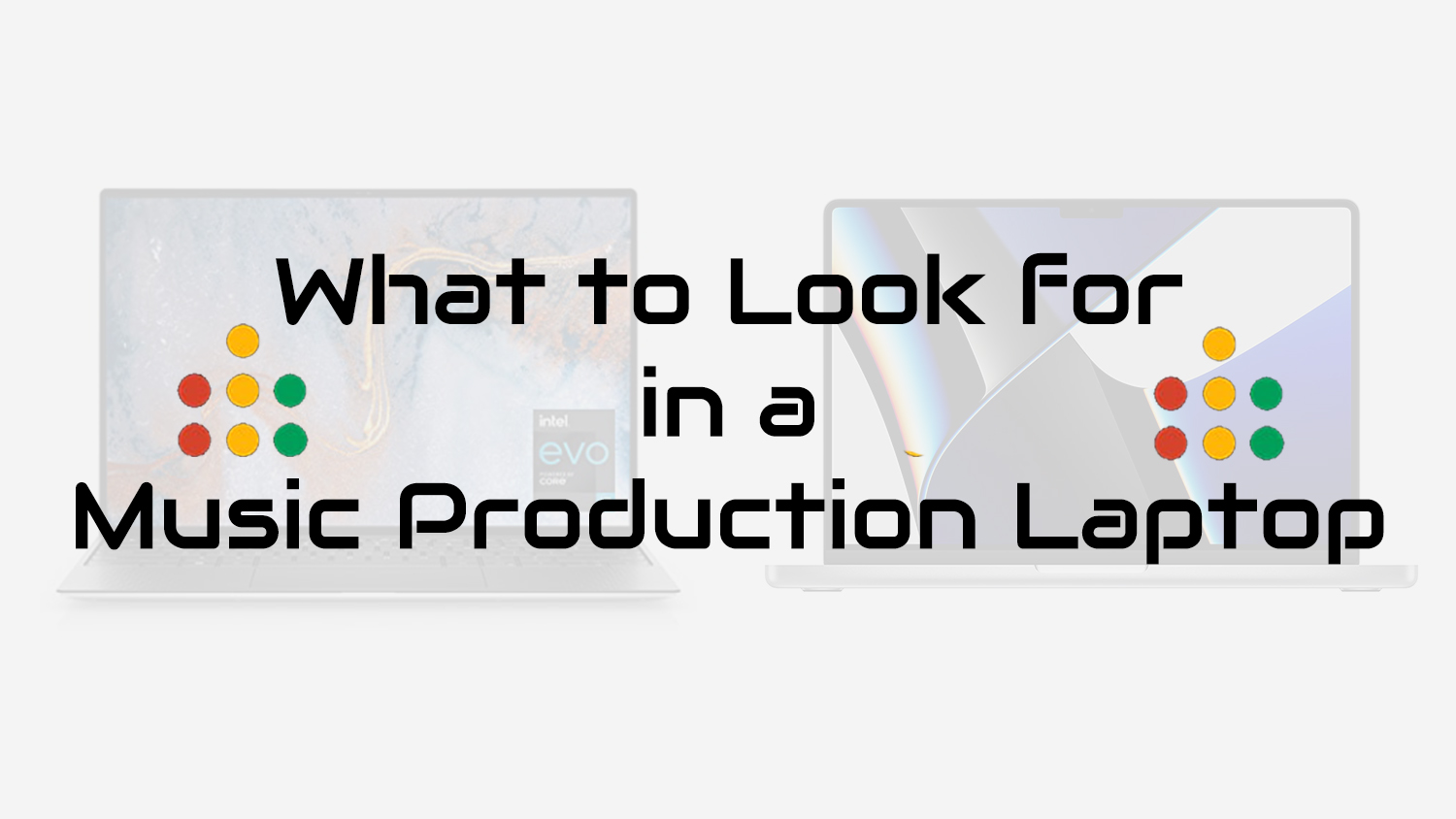 music production laptops