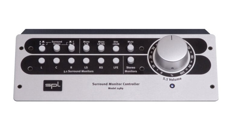 spl smc monitor controller top shot with controls and metering