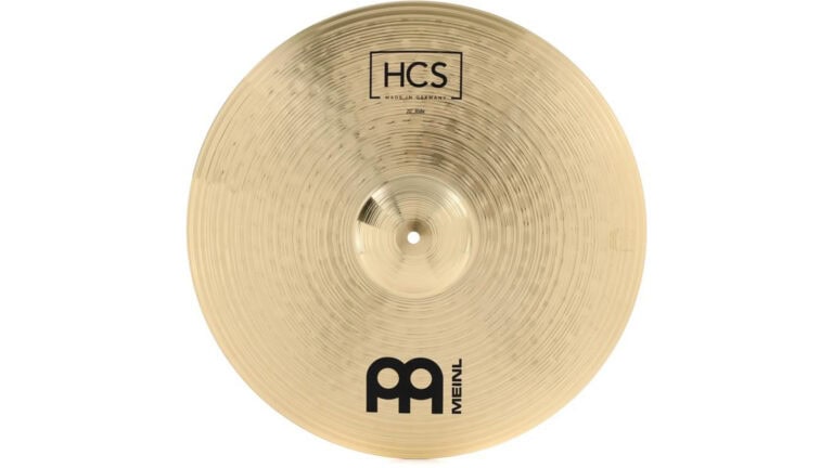 Meinl HCS Ride top shot with Meinl logo