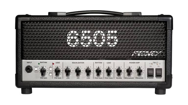 Peavey 6505 MH Micro mini amp head with silver control plate, black control knobs