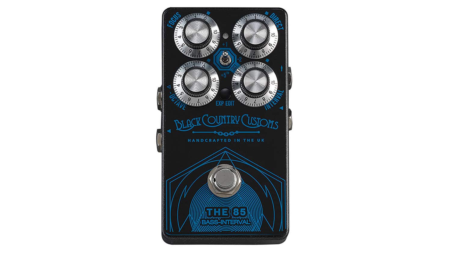 Laney The 85 octave bass guitar pedal with black enclosure and blue text