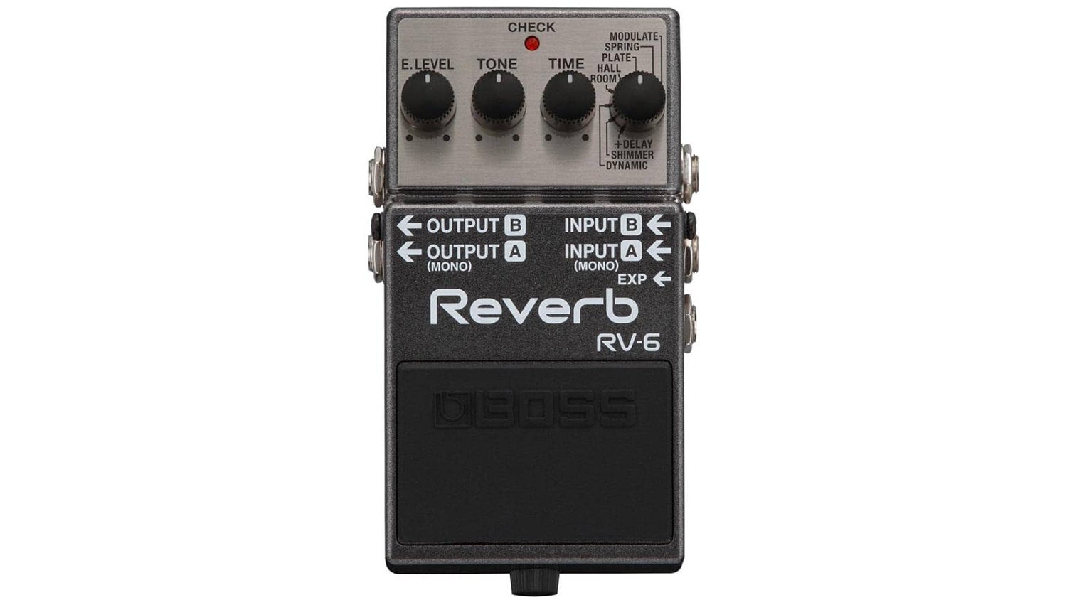 boss rv-6 reverb guitar pedal