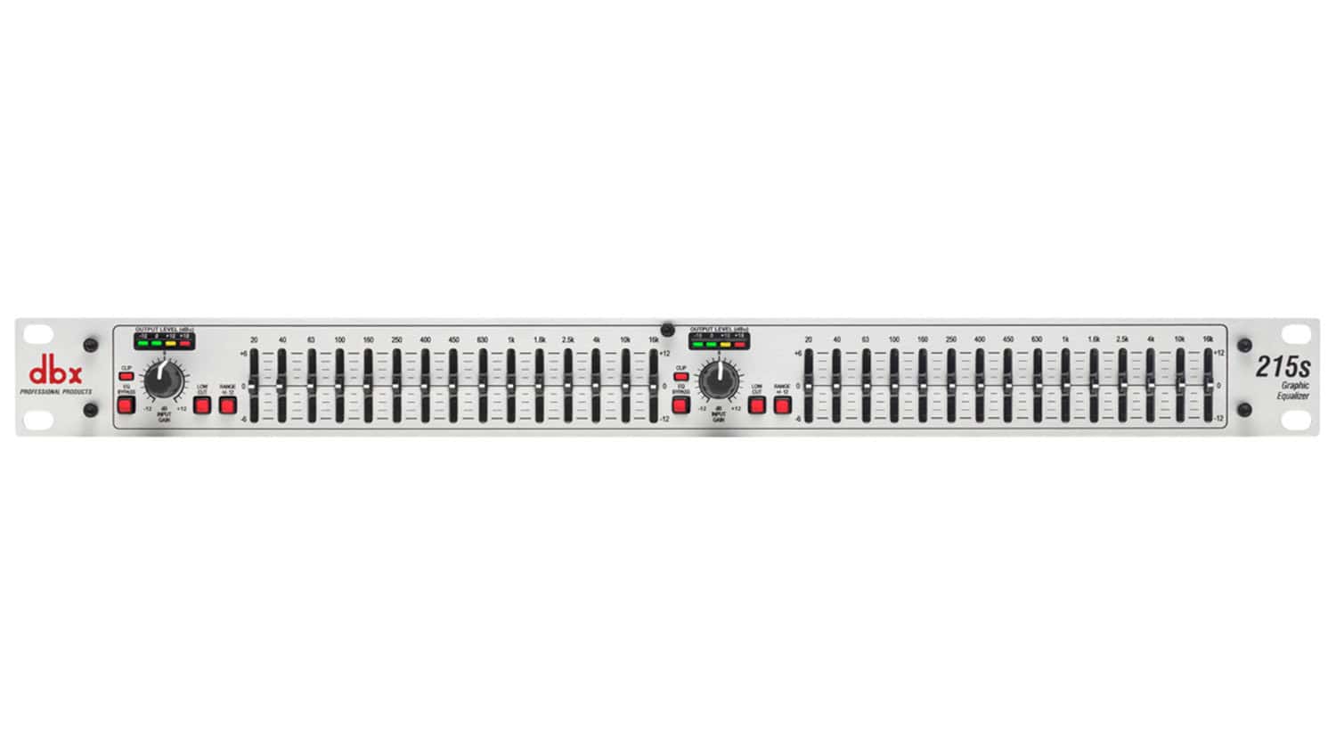 dbx 215s two channel graphic equalizer