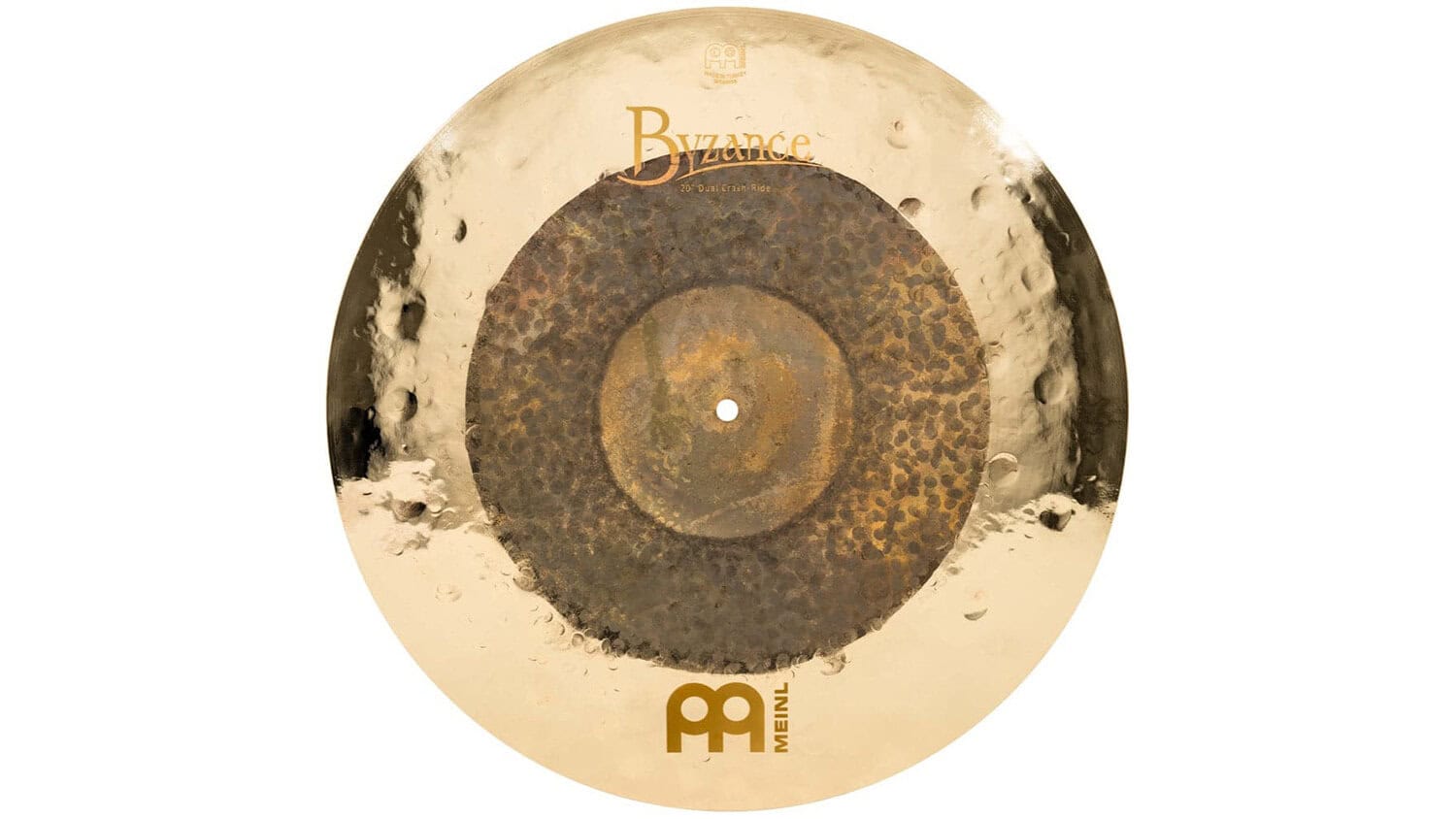 Meinl Byzance Extra Dry Dual Crash 16 inch with bronze outer edge and dark bronze inner area