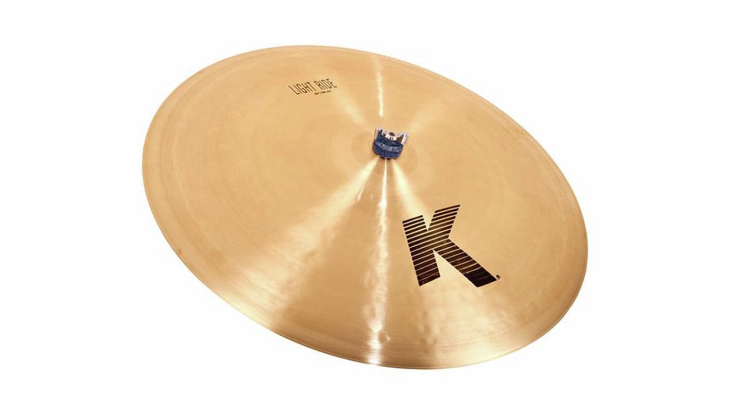 Zildjian K Light Ride angled shot with Zildjian K logos