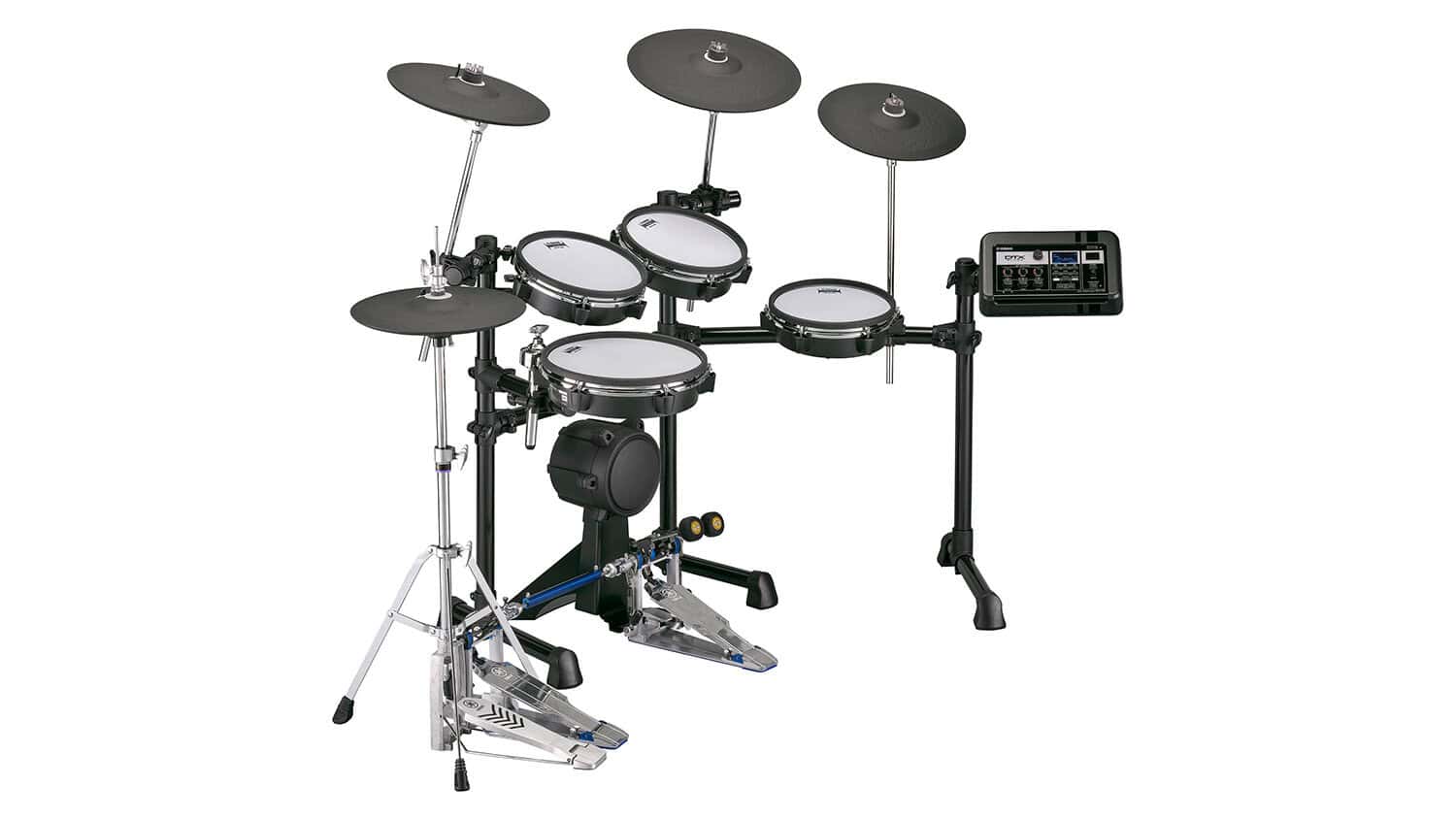 Yamaha DTX6K5-M electronic drum kit rear shot with full setup