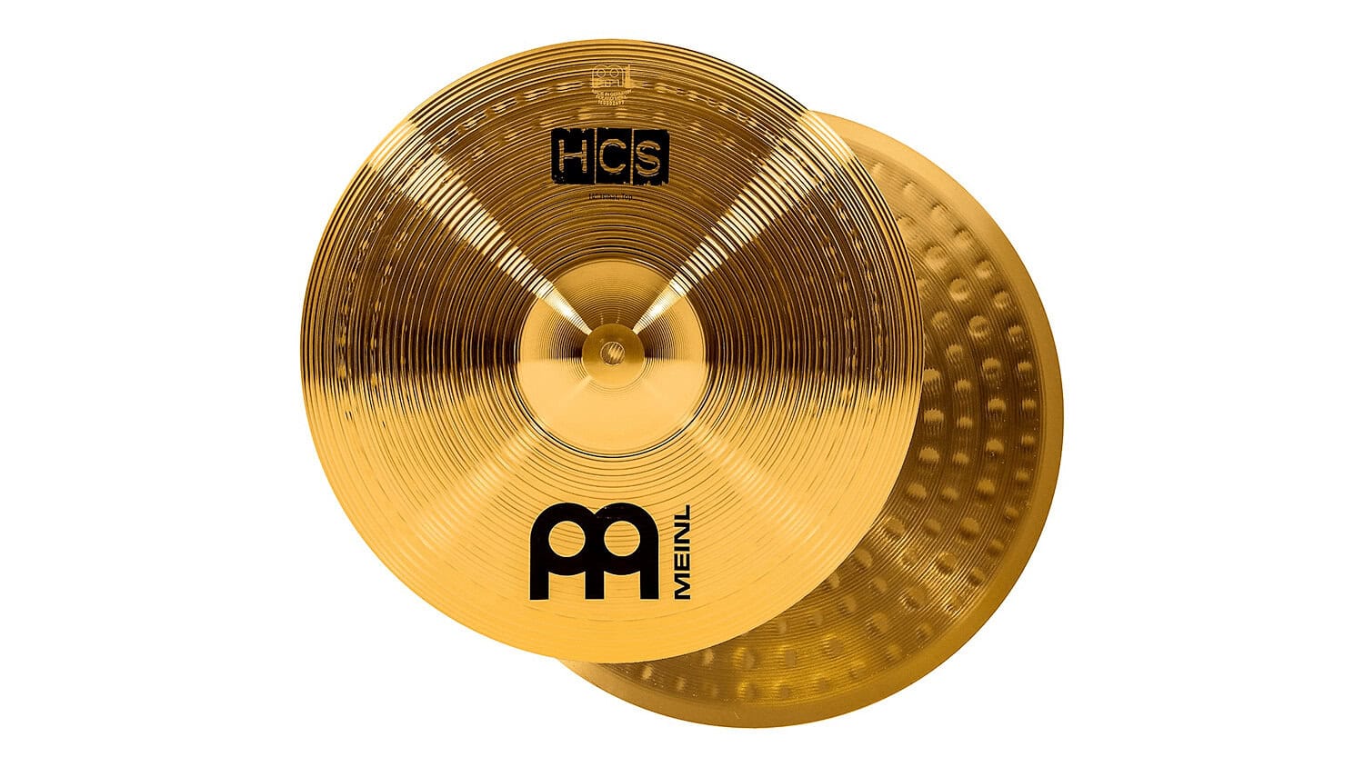 meinl hcs hi-hats in bright gold