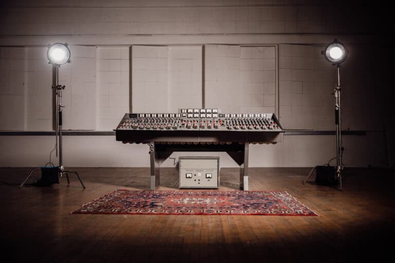 EMI TG1234 console used to record 'Abbey Road' at Abbey Road Studios