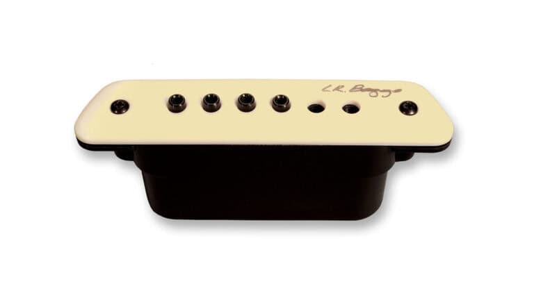 LR Baggs M1A with cream cover and black polepieces