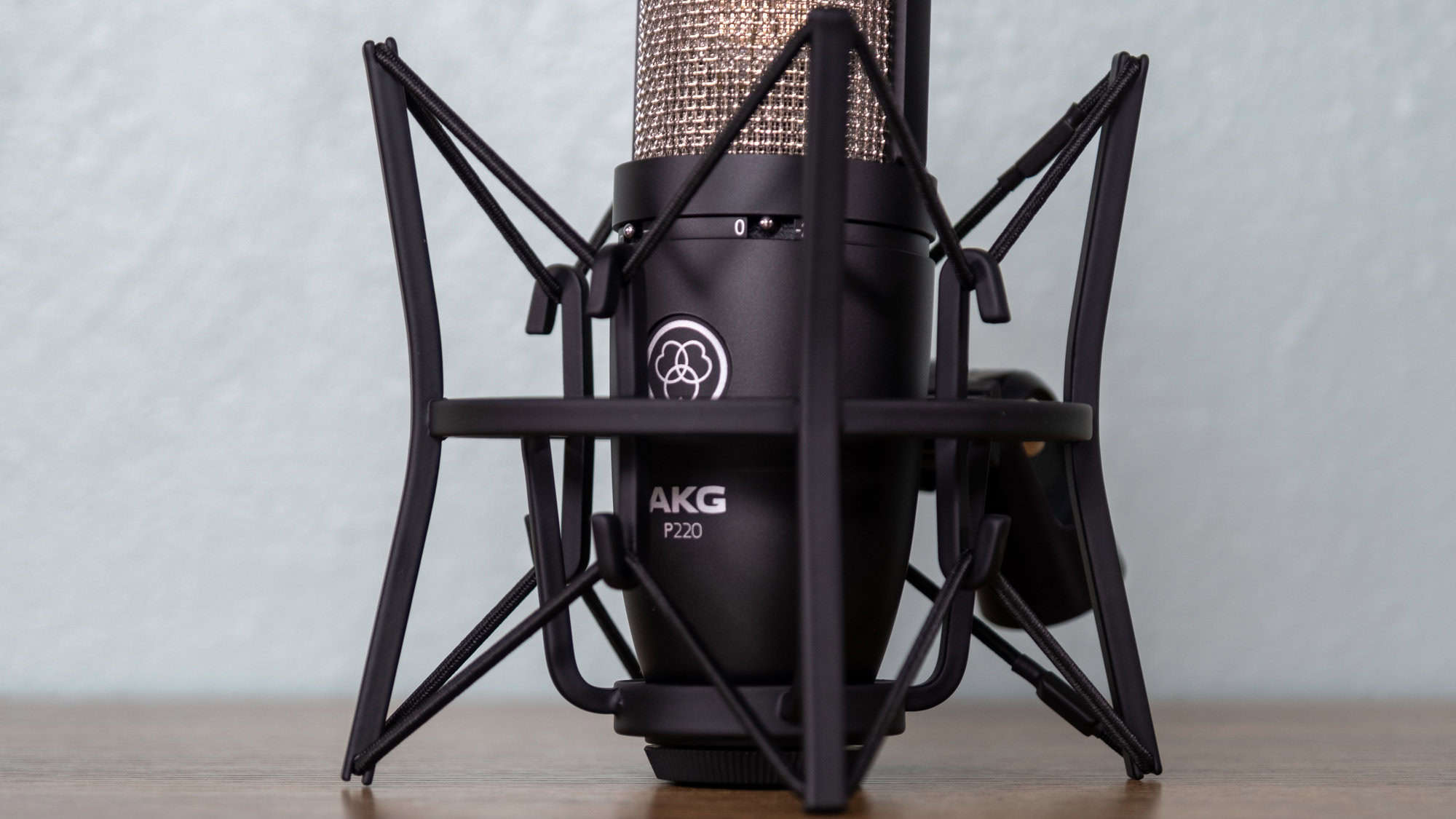 AKG P220 in its shock mount.