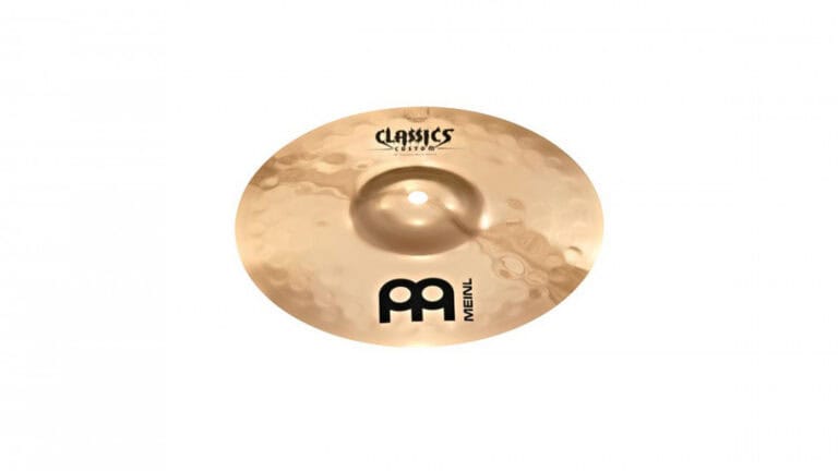 Meinl Classics Custom Splash angled top shot with Meinl logo