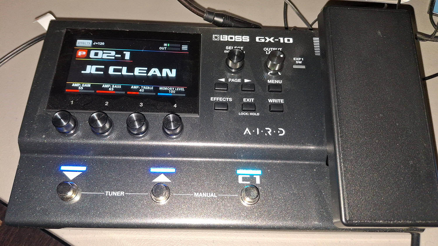 boss gx-10 top shot