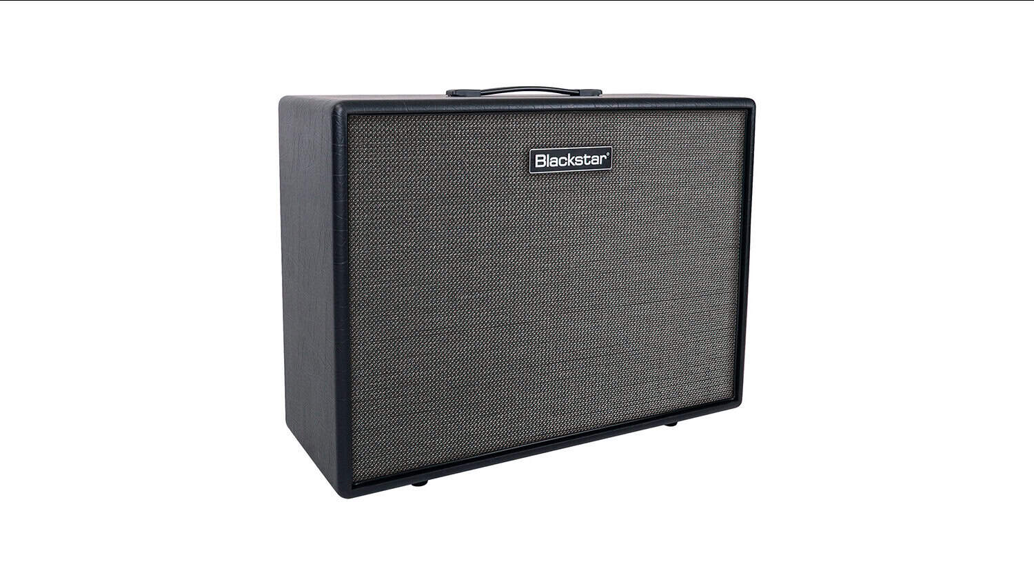 Blackstar HT Venue MK III angled front shot with black enclosure, grey grille cloth, and Blackstar logo