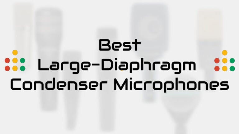 best large-diaphragm condenser microphones
