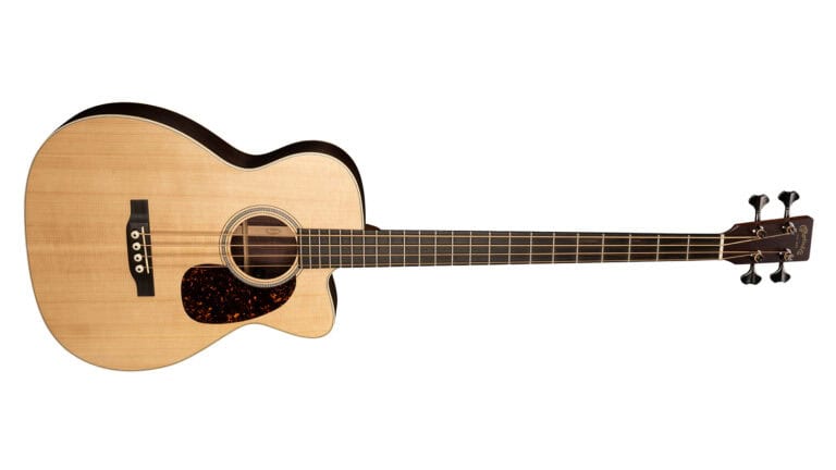 Martin BC-16E front shot with natural body finish, rosewood fretboard
