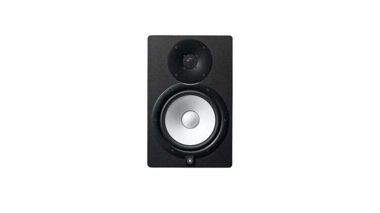 Yamaha HS8 with black enclosure, white woofer, and black tweeter