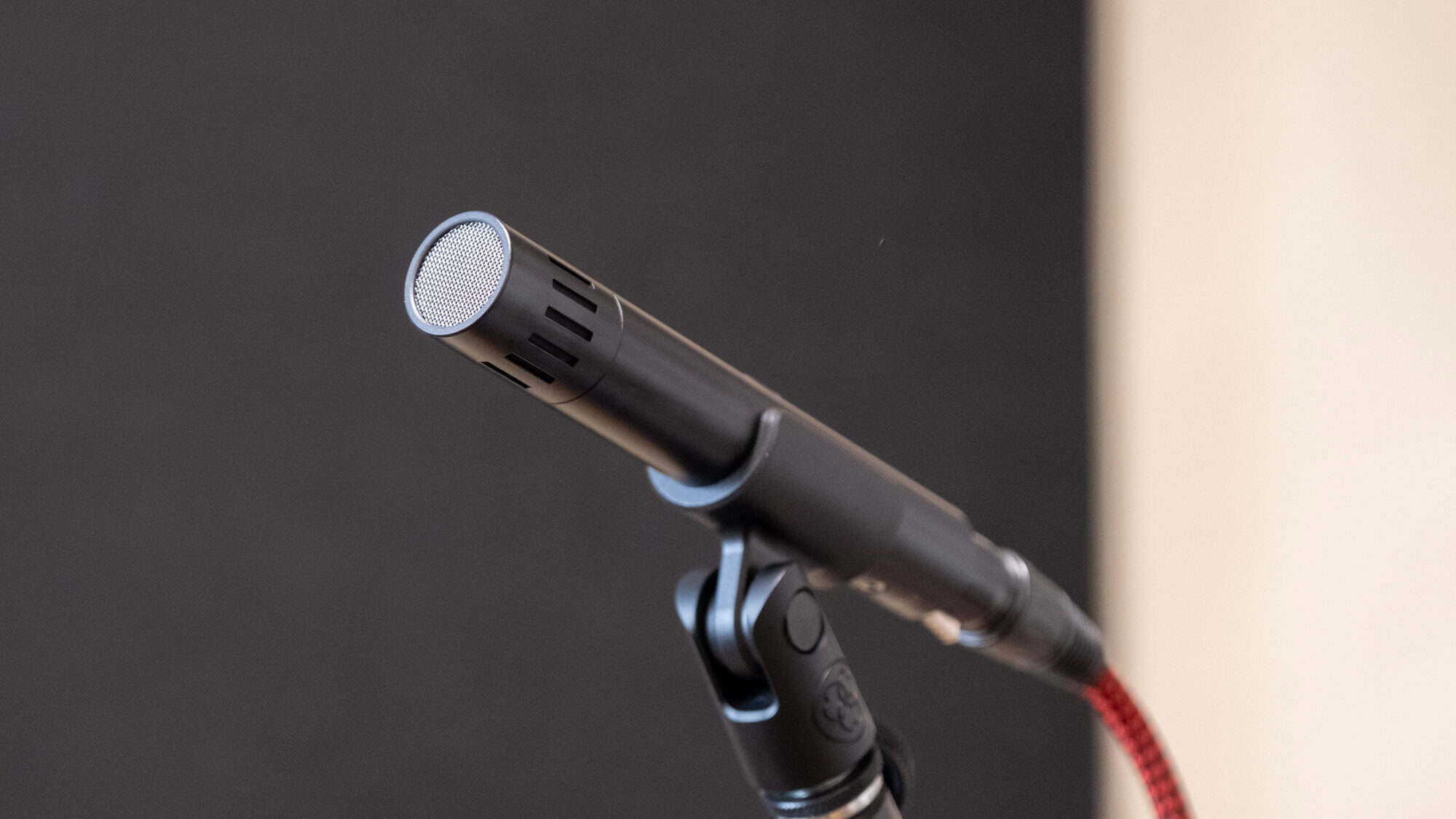 AKG C151 on a microphone stand