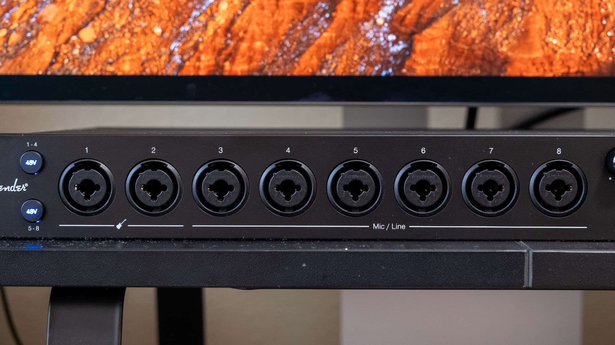 Fender Quantum LT 16 front inputs